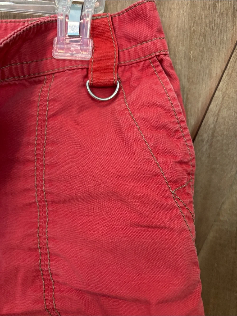 Ann Taylor Loft Women's Red Coral Cotton Shorts size 4